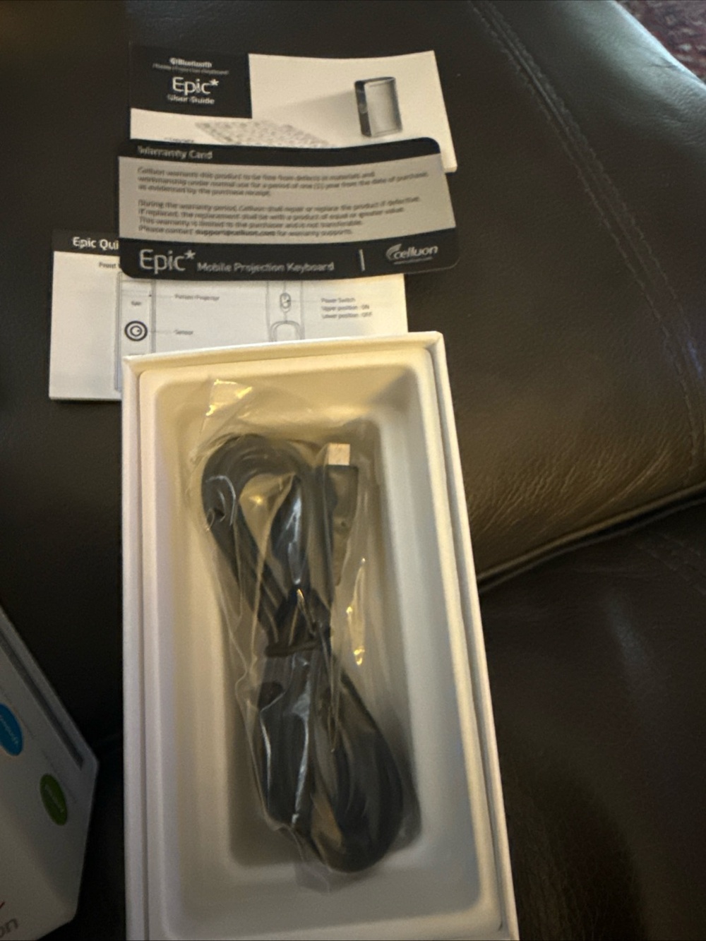 Mobile Projection Keyboard — Silver - Picture 3 of 4